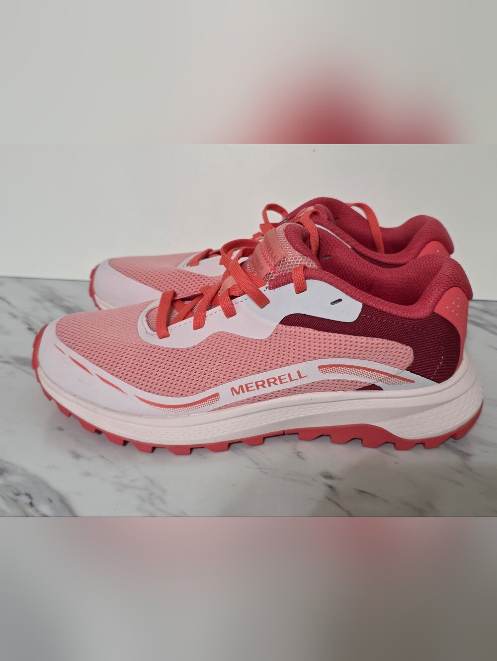 Merrell Coral and Deep Pink Trail Shoes